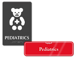 Pediatrics Door Signs