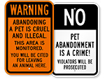 Pet Abandonment Signs