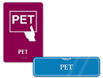 PET Door Signs
