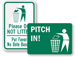 Pitch In Signs