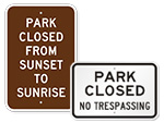 Playground Hours Signs