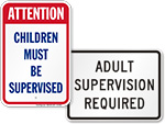 Parental Supervision Signs