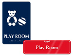 Play Room Door Signs