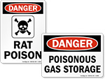 Poison Warning Signs