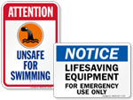 Swimming Pool Safety Signs