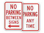 Popular No Parking Signs