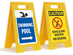 Portable Pool Signs