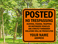 Posted Signs