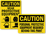 OSHA PPE Signs