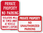 Private Property No Parking