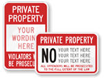 Custom Property Signs