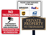 Property and Security Signs