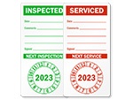 Punch Out Inspection Labels