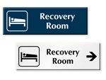 Recovery Room Door Signs