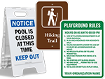 Recreation & Outdoor Area Signs