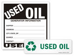 Recycled Oil Signs