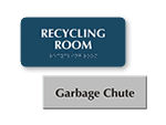Recycling & Trash Room Signs