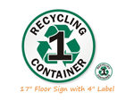 Recycling Bin ID Signs
