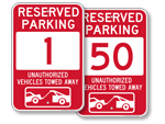Parking Lot ID Signs