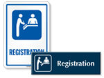 Registration Door Signs