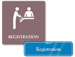 Registration Door Signs