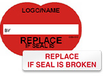 Replace if Seal is Broken Labels
