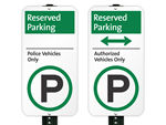 Reserved iParking Signs