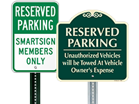 reserve parking spaces