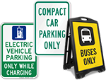 Reserved Parking Signs by Vehicle