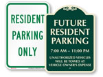 Residents’ Parking Signs