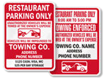 Restaurant Parking Only