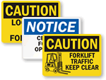 Forklift Signs