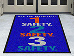 Safety Message Mats, Floor Signs, Cone Signs, Stencils