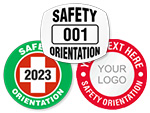Safety Orientation Stickers