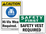 Safety Vest Signs