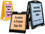 A Frame Sidewalk Signs