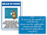 Sanitize Signs for Schools