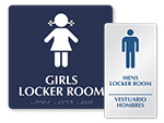 School Locker Room Signs