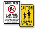School Safety Signs