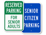 Senior Citizen Parking Signs