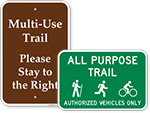 Share the Trail Signs
