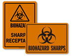 Sharps Disposal Labels