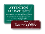 Doctor's Office Signs
