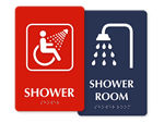Shower Room Signs