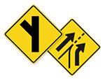 Side Road Sign