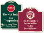 Video Surveillance Signs