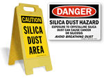 Silica Hazard Signs