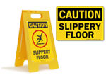 Slippery Floor Signs