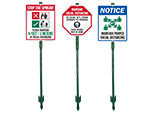 Social Distancing LawnBoss Signs