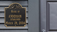 Specialty Architectural House Plaques